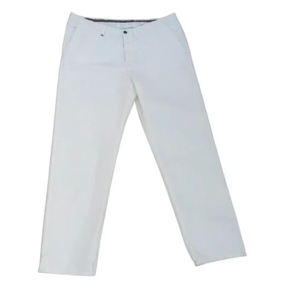 Wenceslao Motta Off-White Mens Chino Twill Cotton Pants Sz. 44x34.5 - Picture 2 of 5